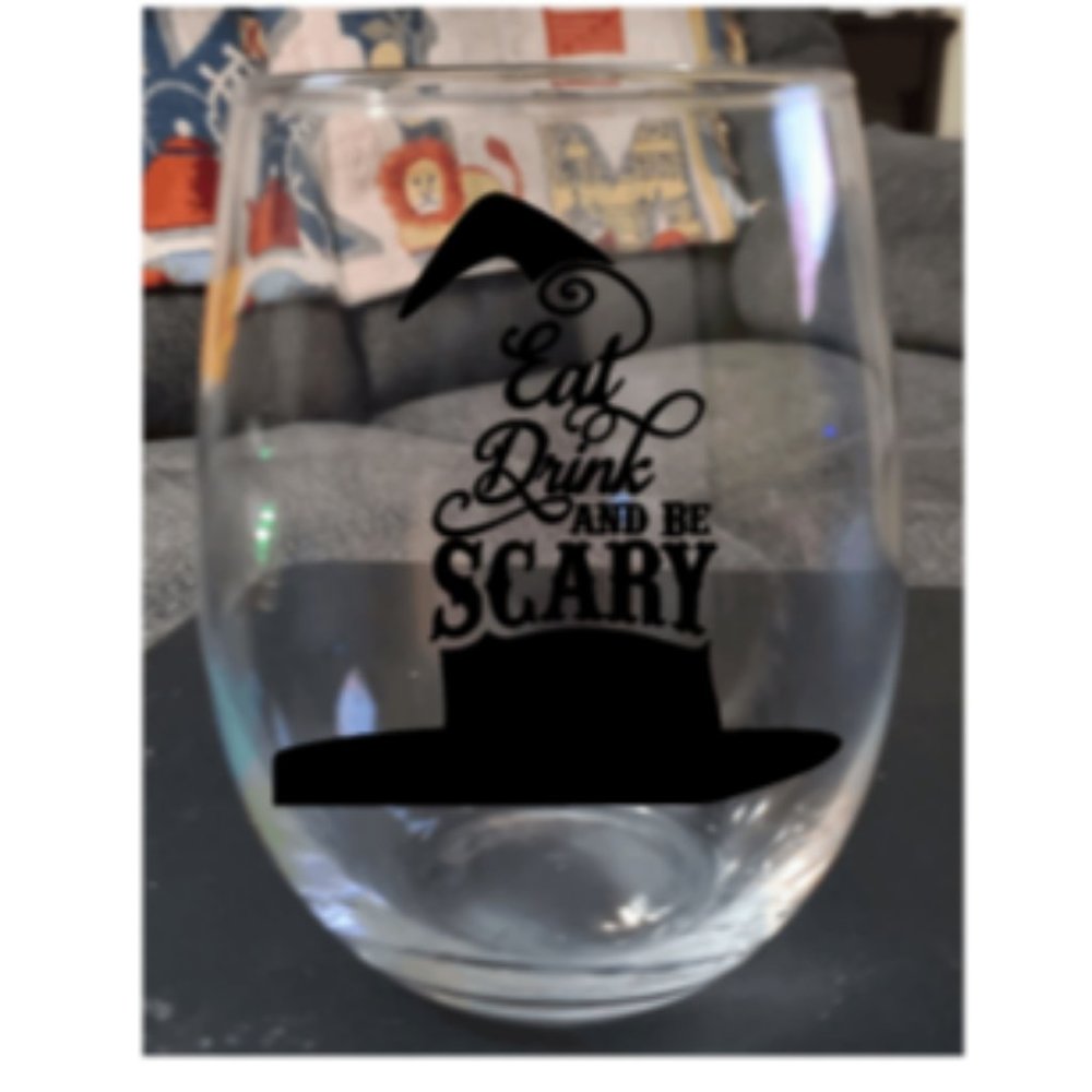 Eat, Drink, and Be Scary Decal